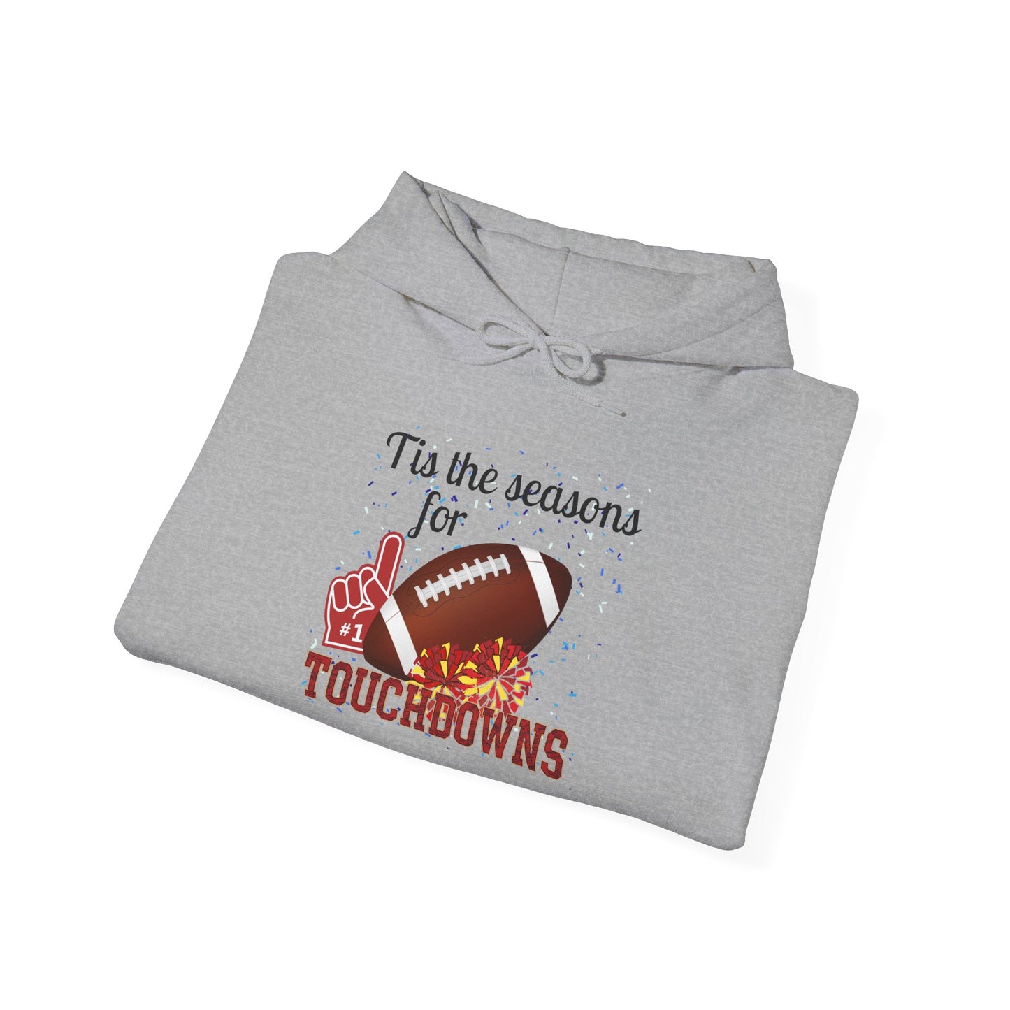 Football Season Hoodie, Cozy Sweatshirt for Game Days, Unisex Fall Apparel, Touchdown Celebration Wear, Sports Gift for Fans