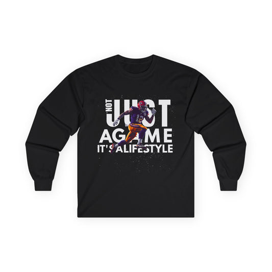 Not Just a Game Lifestyle Long Sleeve Tee | Sports Apparel, Unisex Shirt, Gift for Gamers, Stylish Activewear, Weekend Wear