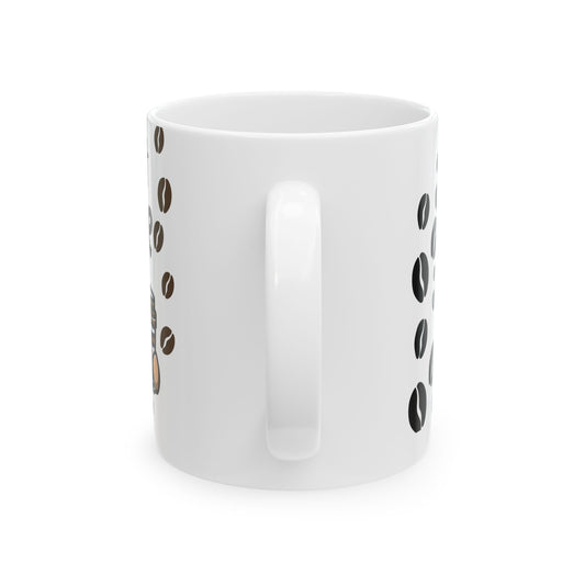 Cute Coffee Lover's Ceramic Mug - Sassy Coffee Quote, Gift for Coffee Lovers, Home/Office Mug, Funny Sipware, Unique Drinkware