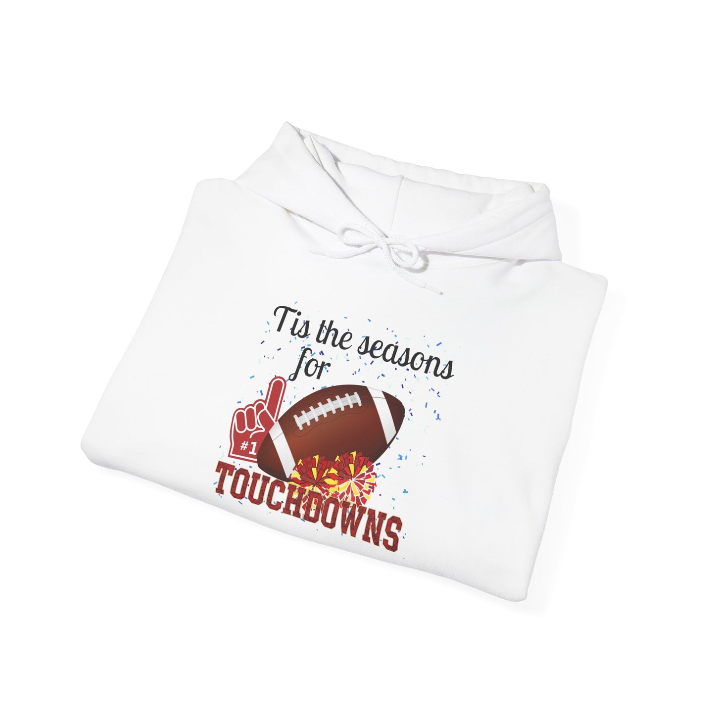 Football Season Hoodie, Cozy Sweatshirt for Game Days, Unisex Fall Apparel, Touchdown Celebration Wear, Sports Gift for Fans