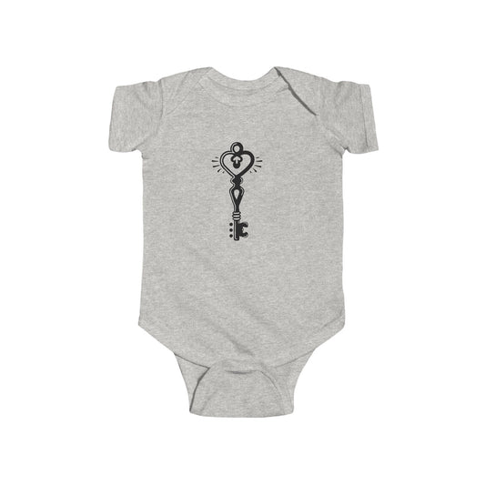 Cute Key to My Heart Infant Bodysuit, Baby Outfit, Newborn Gift, Cute Baby Clothes, Baby Shower Present, Toddler Apparel