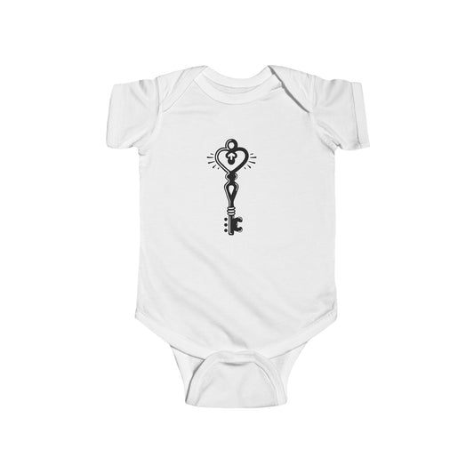 Cute Key to My Heart Infant Bodysuit, Baby Outfit, Newborn Gift, Cute Baby Clothes, Baby Shower Present, Toddler Apparel