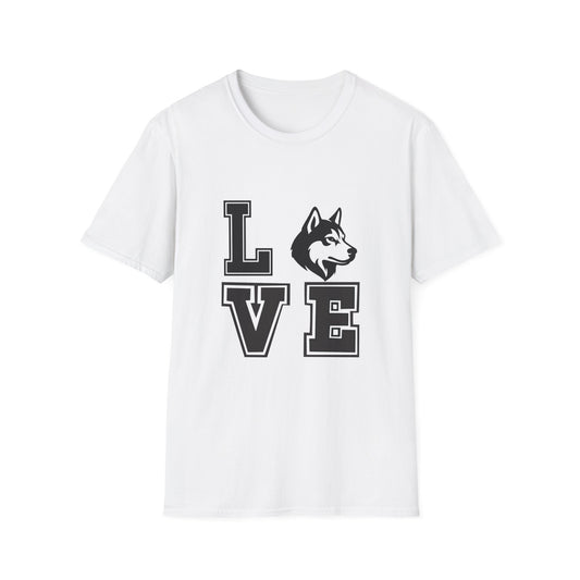 Husky Love Unisex Softstyle T-Shirt