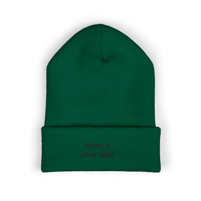Classic Cuffed Beanie (Embroidery), customisable
