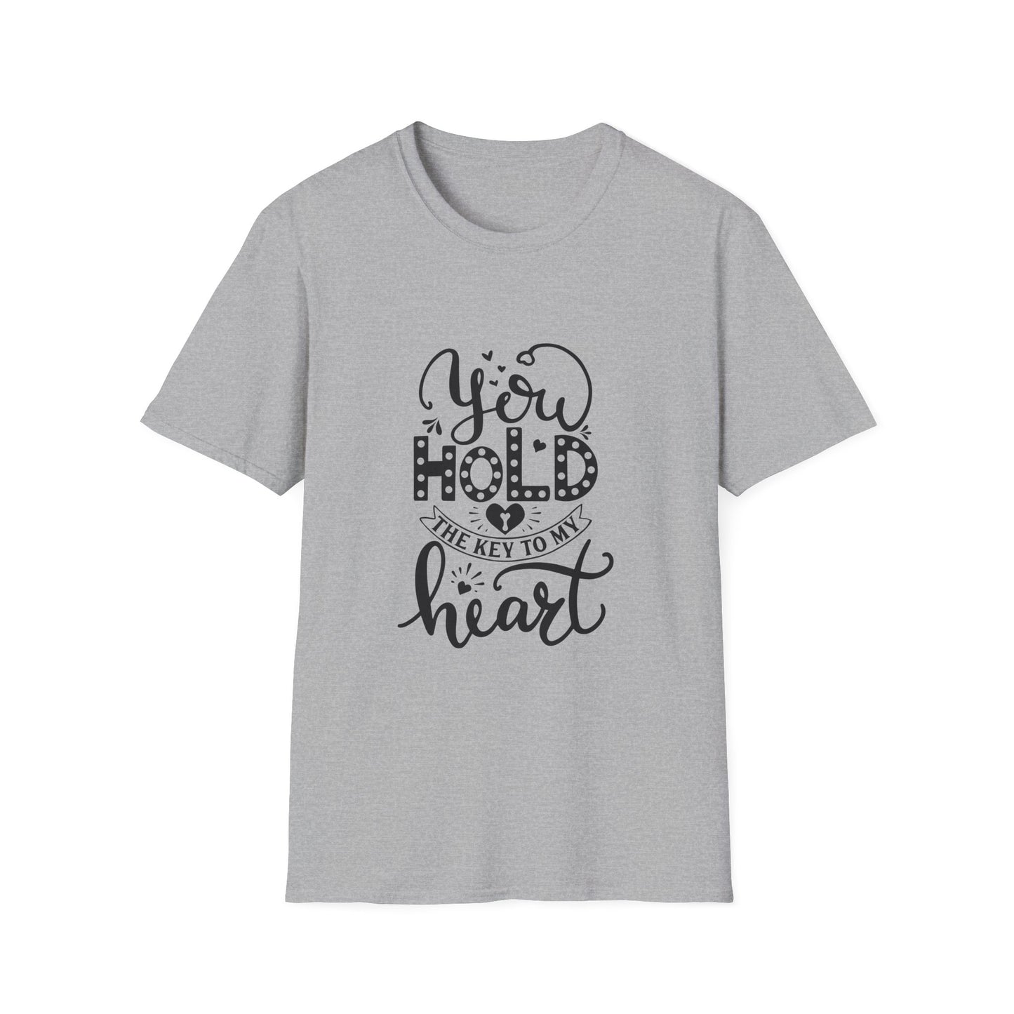You Hold the Key to My Heart Unisex Softstyle T-Shirt - Perfect Gift for Lovers, Anniversary, Valentine's Day, Romantic Couple Tees, [...]