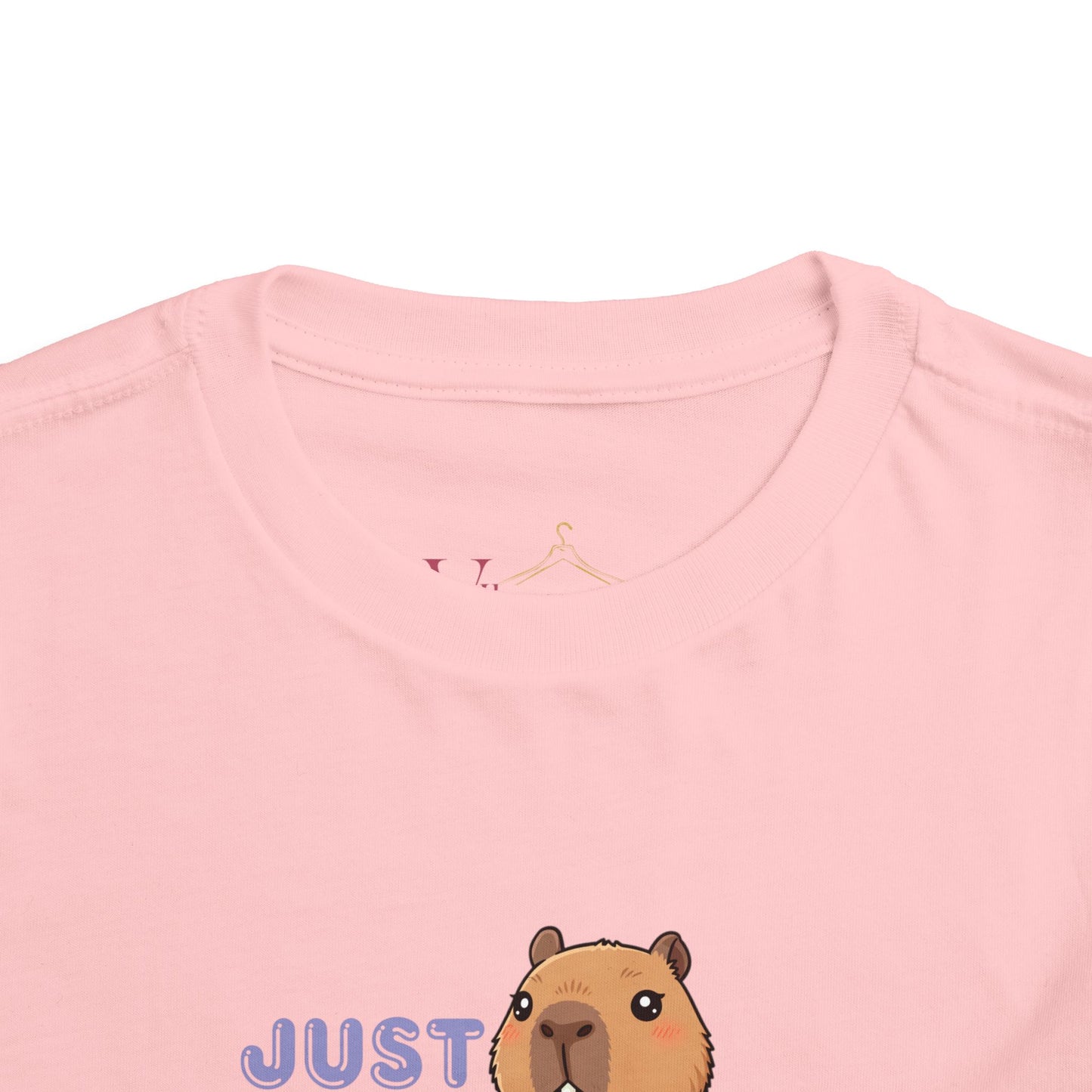 Toddler Tee — "Just Cappybara" Cute Capybara Juice Graphic