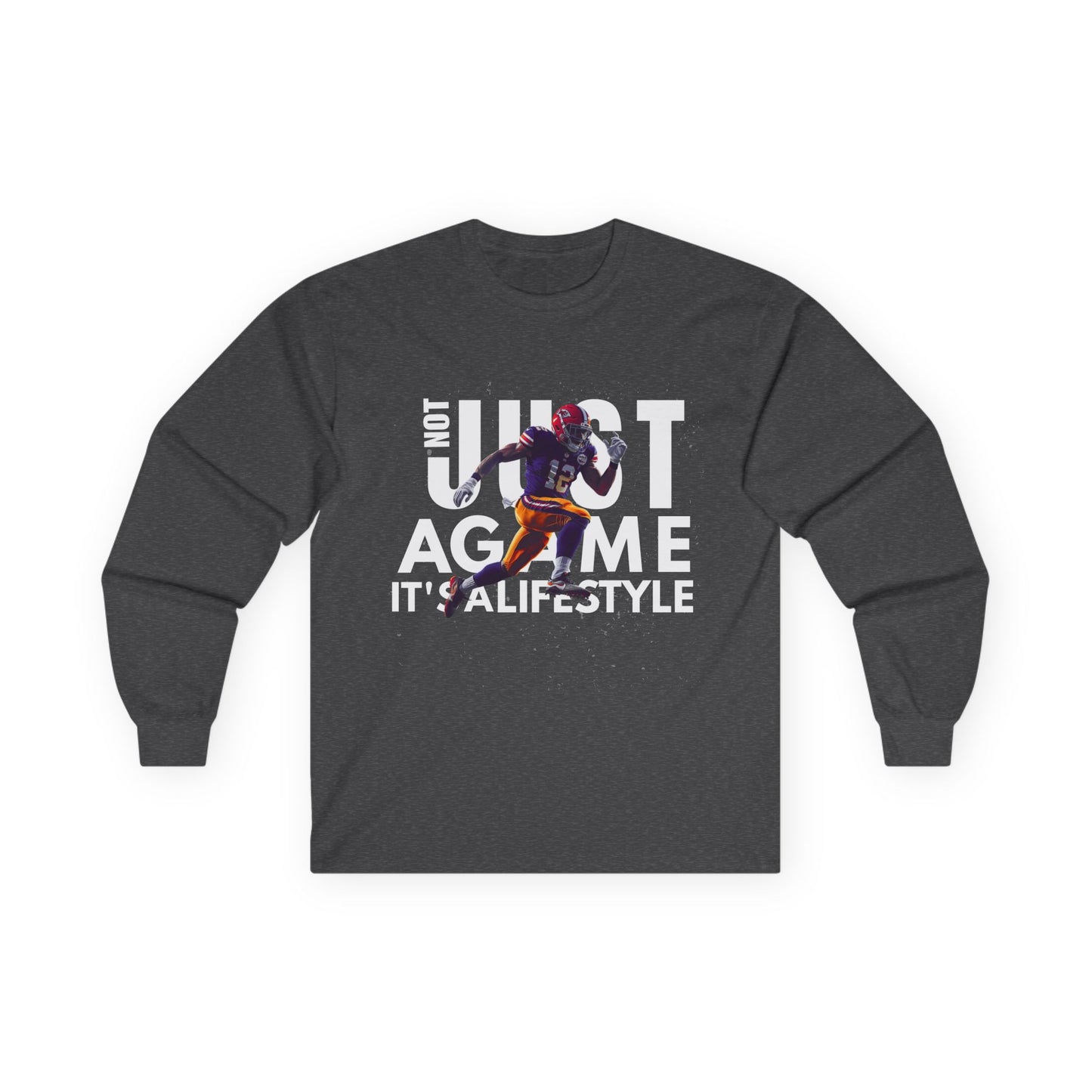 Not Just a Game Lifestyle Long Sleeve Tee | Sports Apparel, Unisex Shirt, Gift for Gamers, Stylish Activewear, Weekend Wear