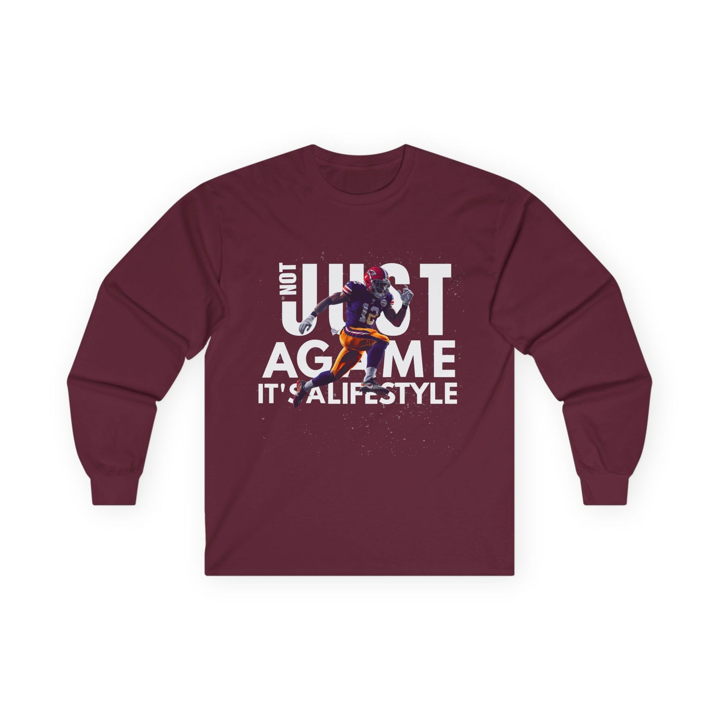 Not Just a Game Lifestyle Long Sleeve Tee | Sports Apparel, Unisex Shirt, Gift for Gamers, Stylish Activewear, Weekend Wear