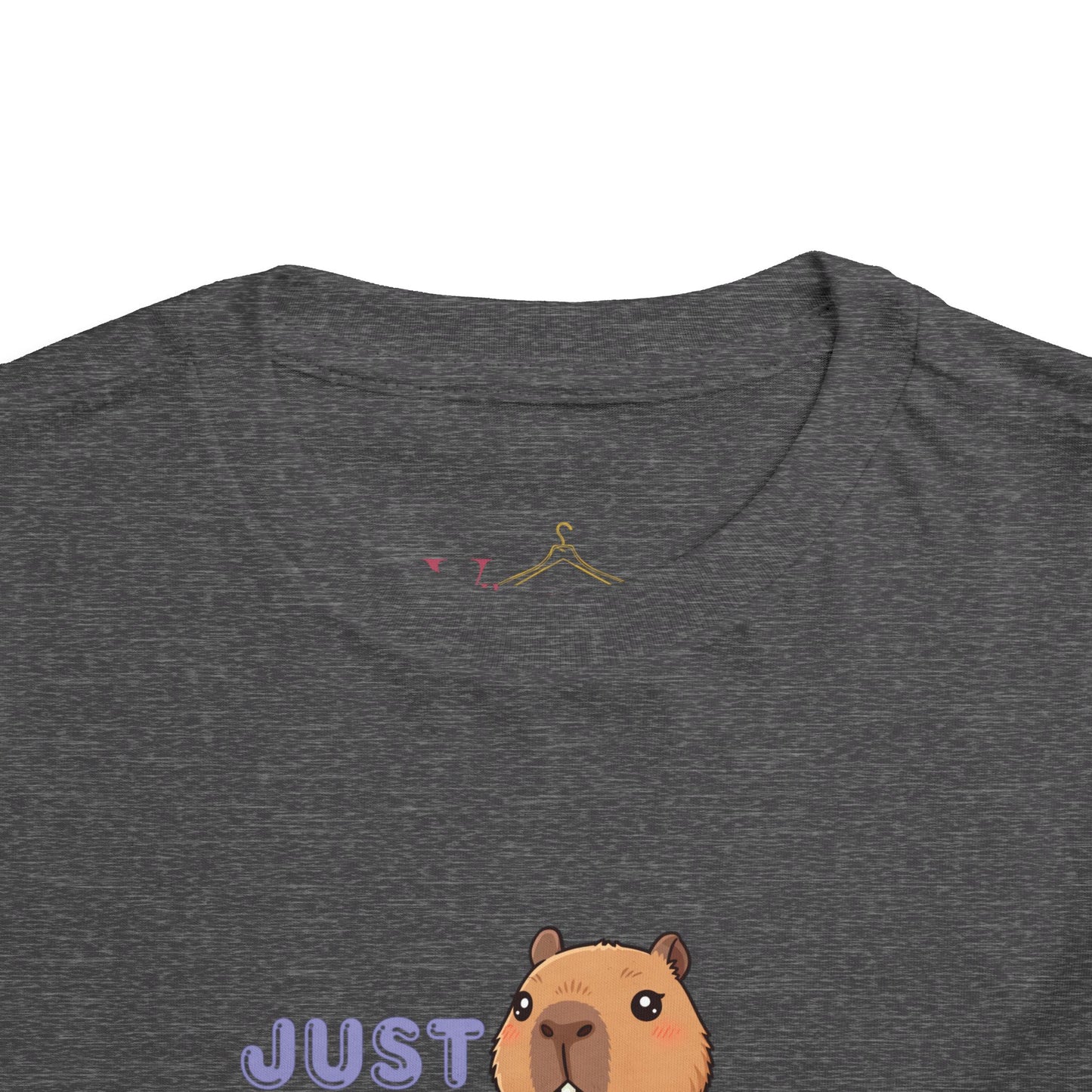 Toddler Tee — "Just Cappybara" Cute Capybara Juice Graphic