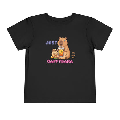 Toddler Tee — "Just Cappybara" Cute Capybara Juice Graphic