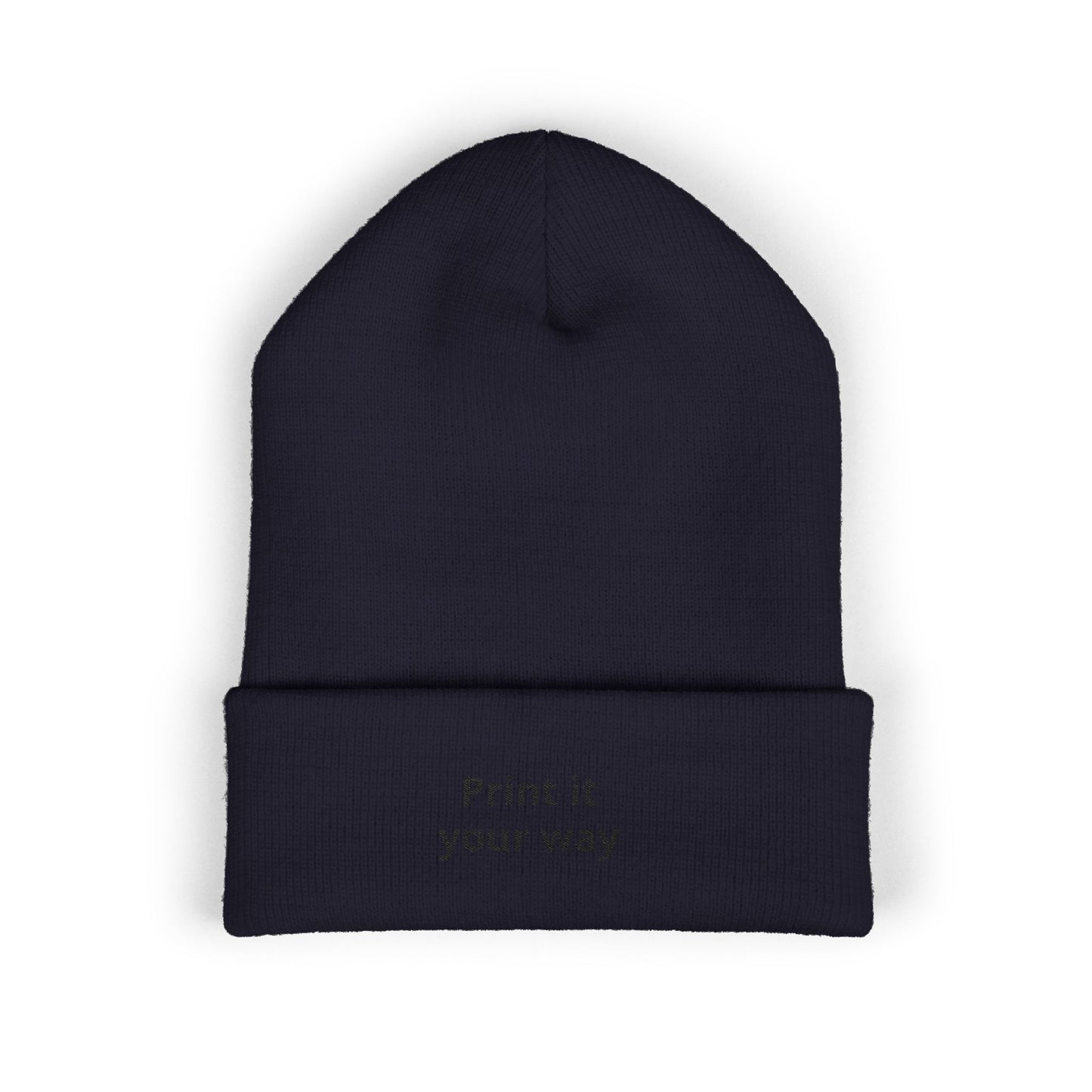 Classic Cuffed Beanie (Embroidery), customisable