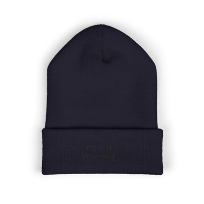 Classic Cuffed Beanie (Embroidery), customisable