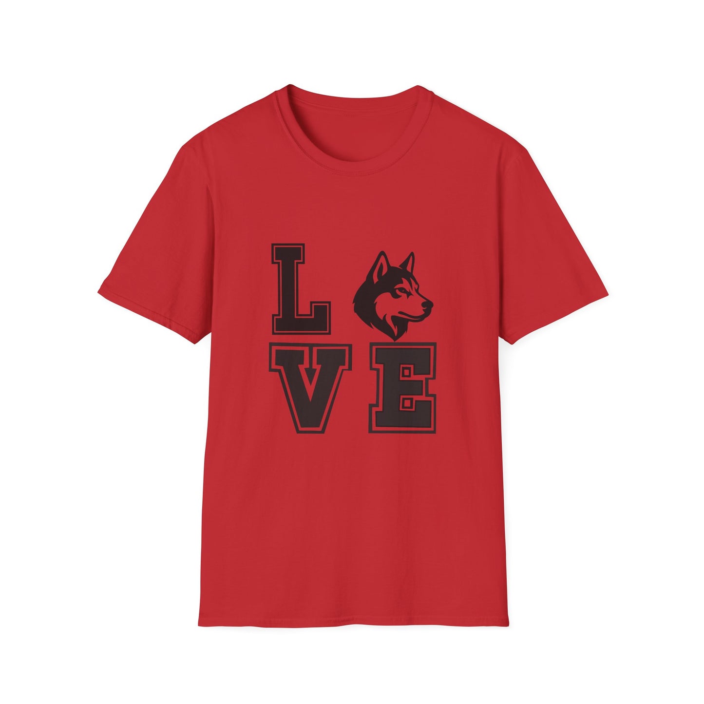 Husky Love Unisex Softstyle T-Shirt