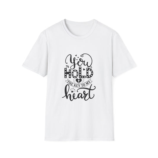 You Hold the Key to My Heart Unisex Softstyle T-Shirt - Perfect Gift for Lovers, Anniversary, Valentine's Day, Romantic Couple Tees, [...]