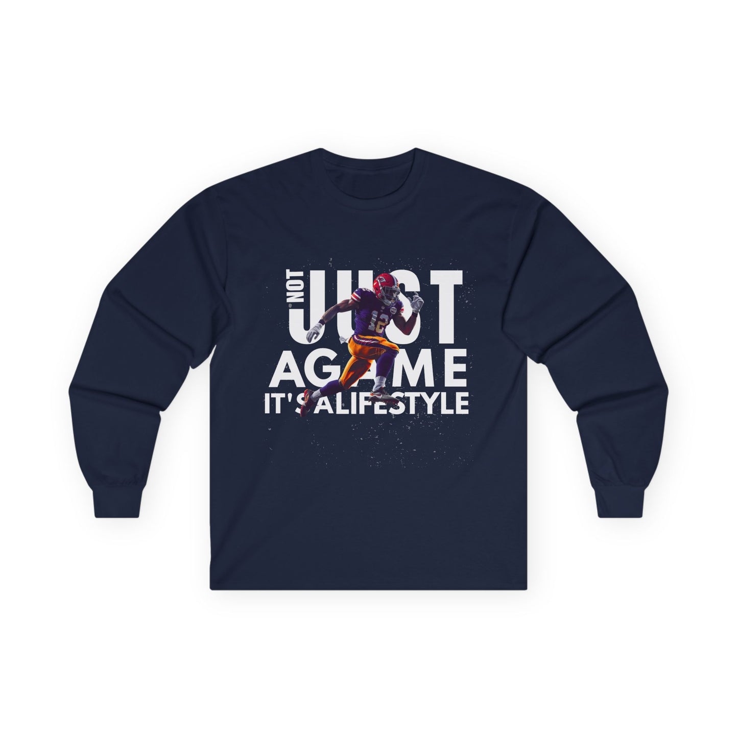 Not Just a Game Lifestyle Long Sleeve Tee | Sports Apparel, Unisex Shirt, Gift for Gamers, Stylish Activewear, Weekend Wear