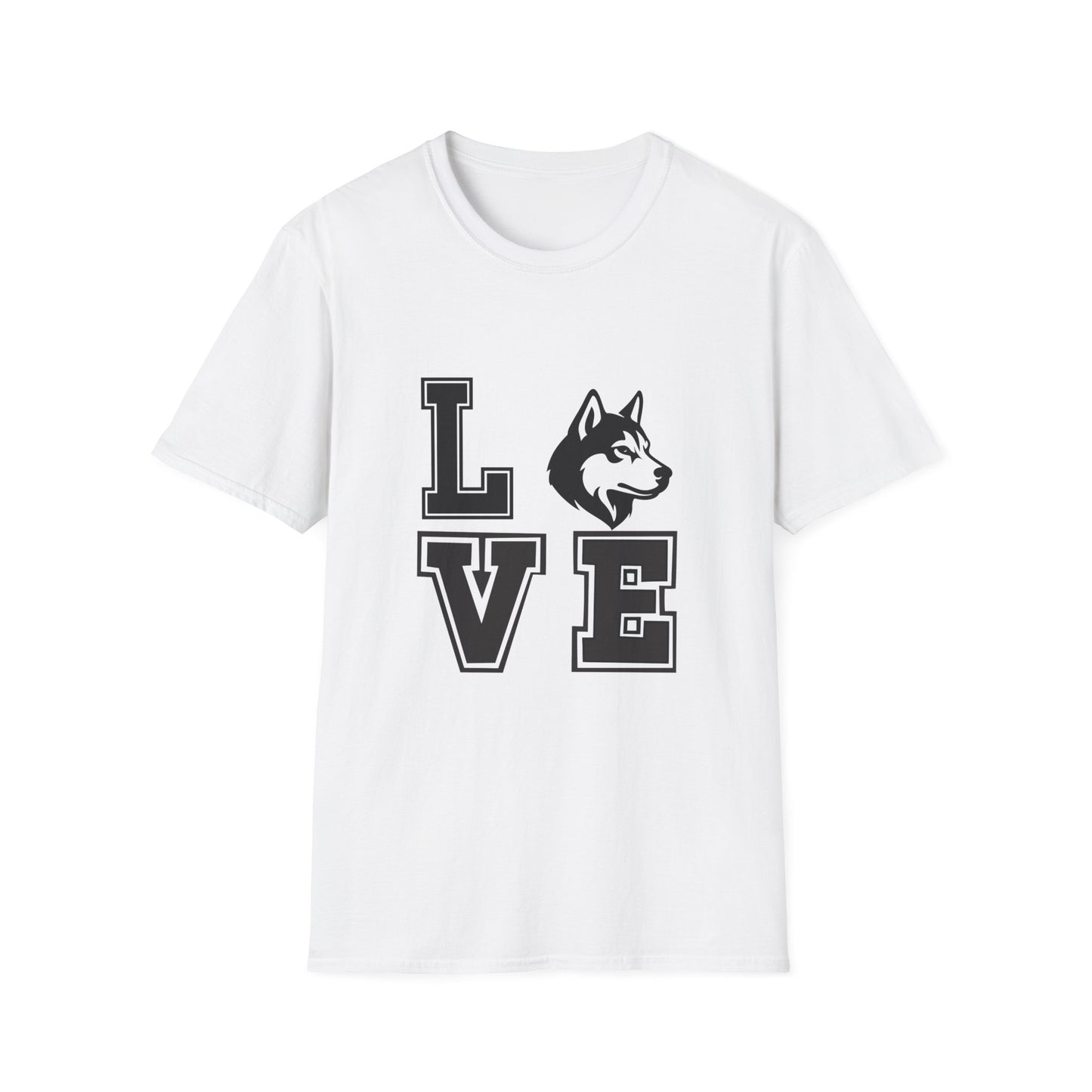 Husky Love Unisex Softstyle T-Shirt